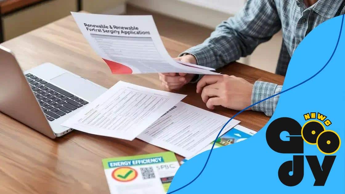 How to apply for renewable energy incentives