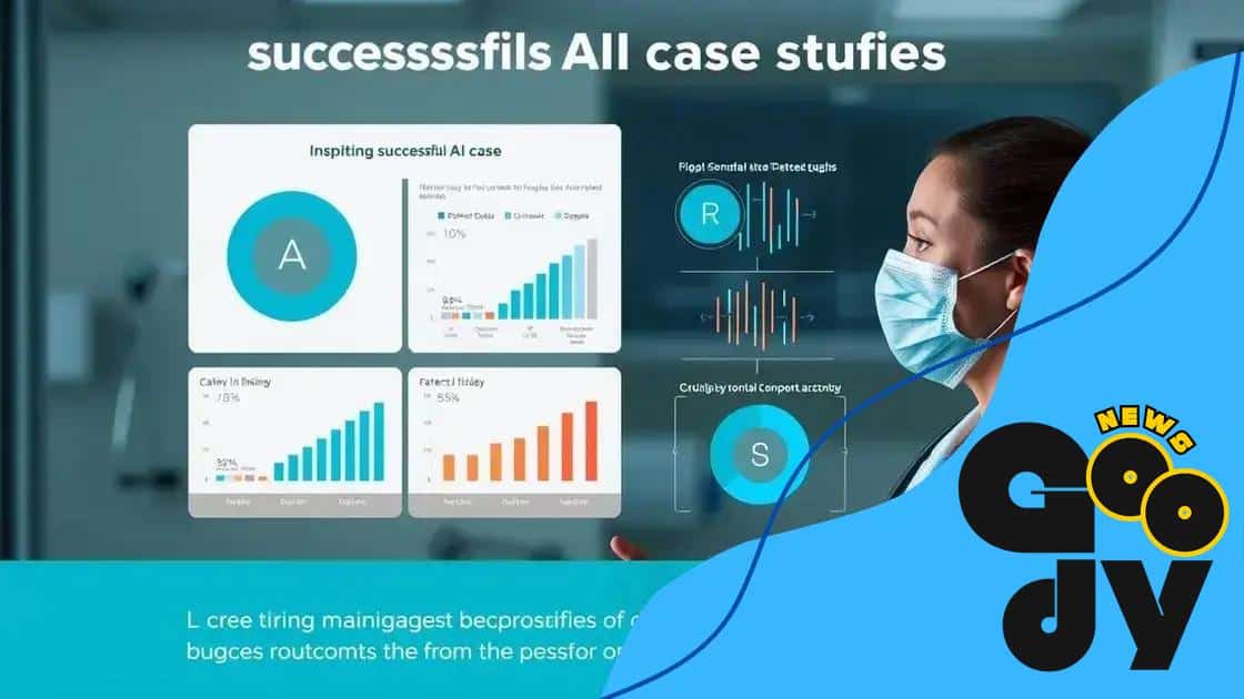Case studies showcasing AI success