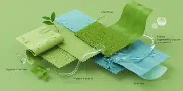 Eco-friendly fabric innovations for 2026, a visual representation of sustainable textile future.