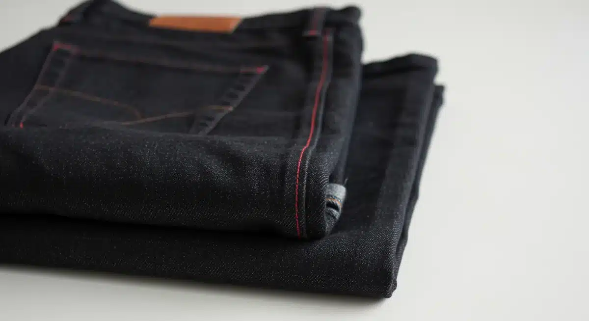 Robust dark selvedge denim jeans, a key durable apparel investment