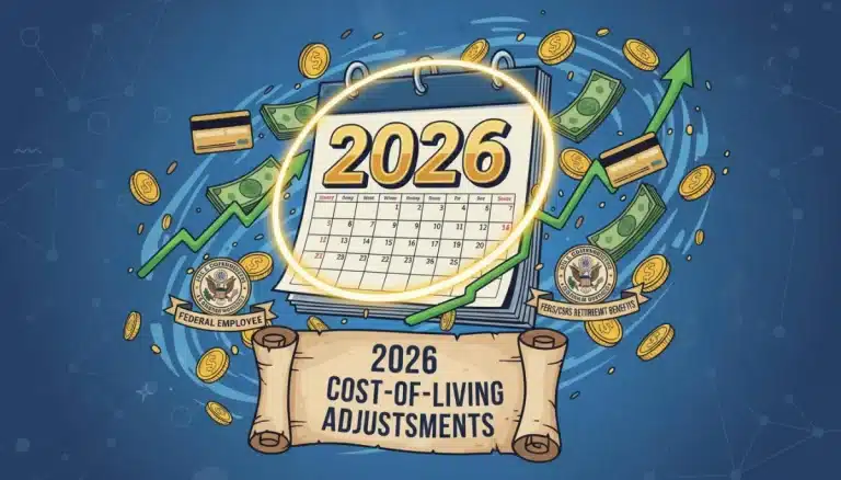 2026 COLA projections for FERS and CSRS federal employee benefits