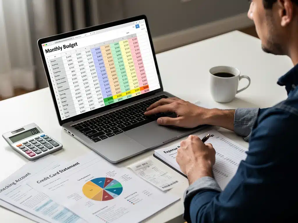 Detailed budget management for emergency fund creation
