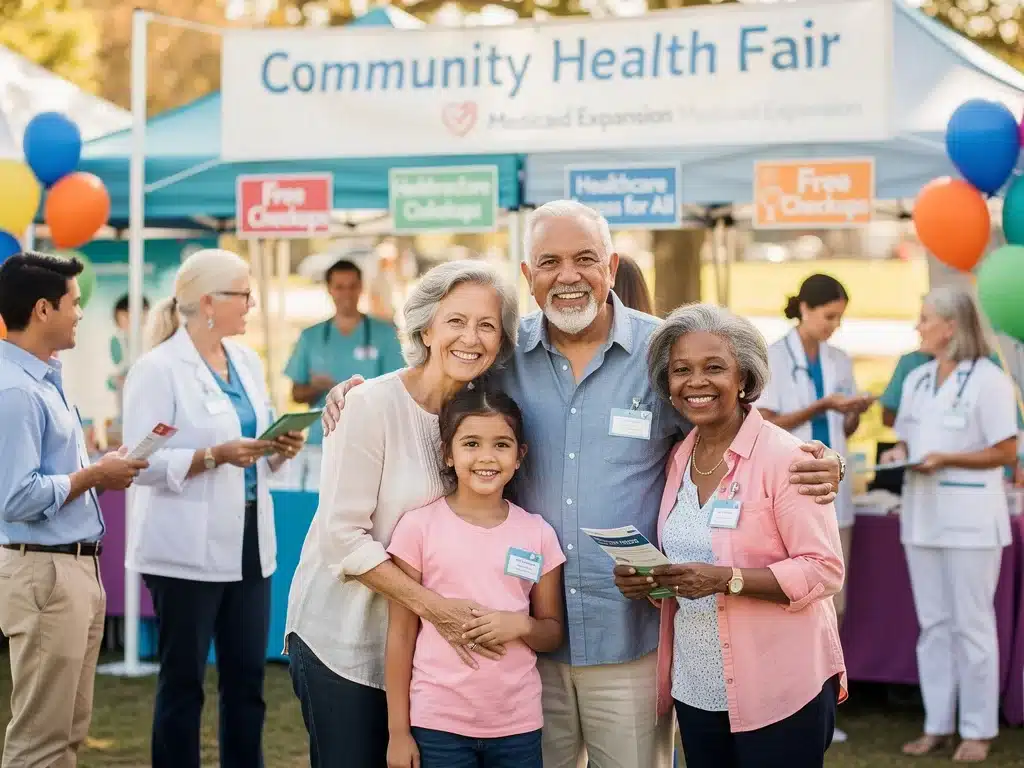Diverse group smiling, representing millions gaining healthcare access from Medicaid Expansion 2026
