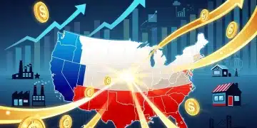 Breaking: New Federal Stimulus Package Expected to Inject $500 Billion into U.S. Economy by Q3 2026 Dynamic graphic showing economic growth and $500 billion federal stimulus package impact on US economy.
